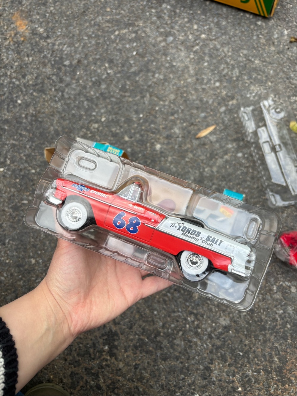the lords of salt racing club metal car chevrolet bad boys of bonneville